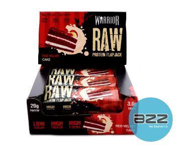 warrior_supplements_raw_protein_flapjack_display_12x75_red_velvet_cake